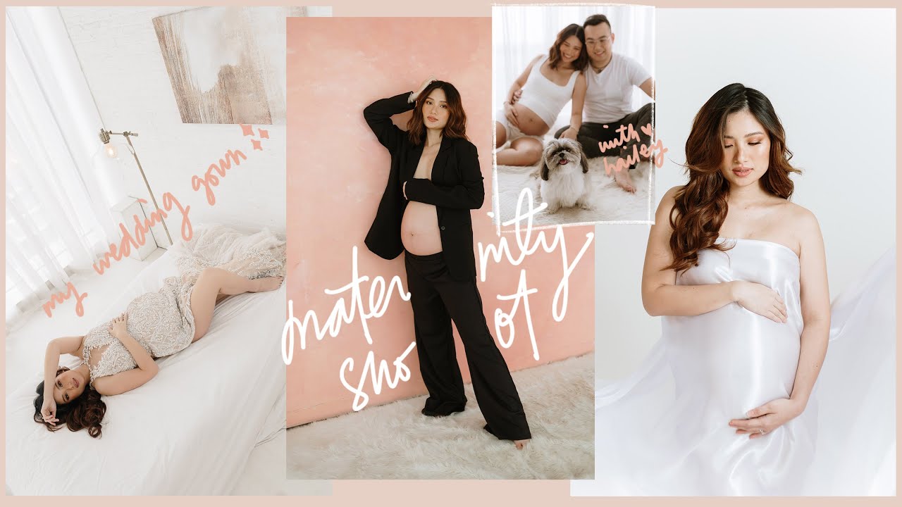 Maternity Shoot ft. My Wedding Gown! | Angel Yeo
