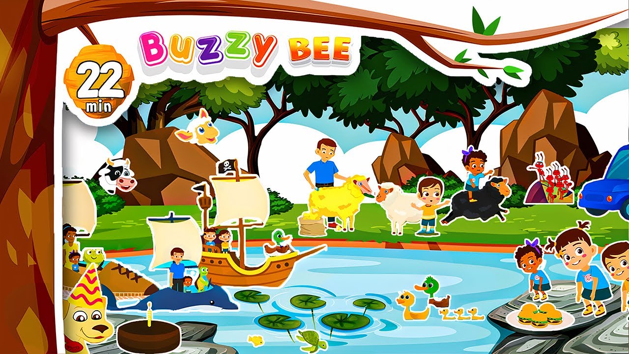 ROCKING ON THE WAVES + MORE NURSERY RHYMES  | BUZZY BEE | NURSERY RHYMES COMPILATION
