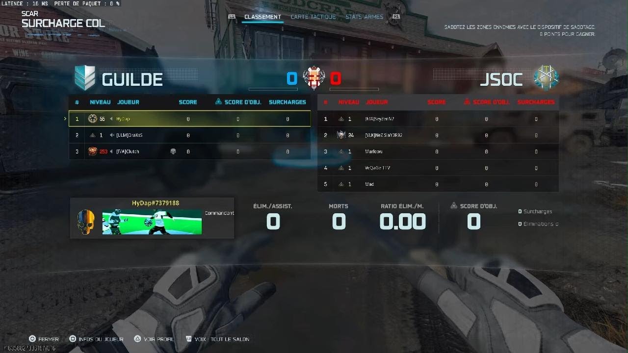 Call of Duty BO7 MLeague Scrim overload Scar