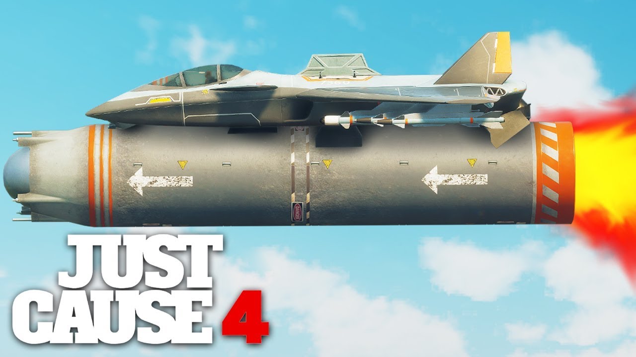 Just Cause 4 - ATTACHING MASSIVE NUKE TO VTOL JET!