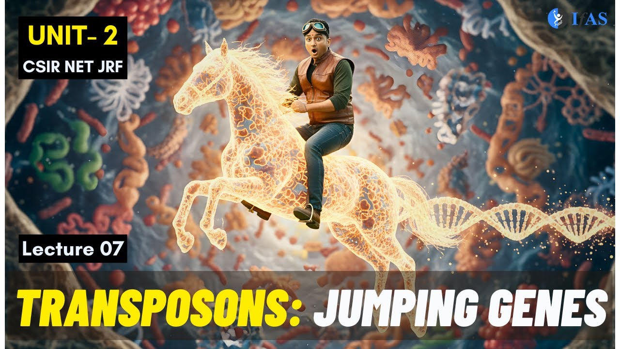 Transposons -Jumping Genes - Unit 2 - CSIR Dec 2025 | Emotion 6.0 | Lecture 07 | IFAS