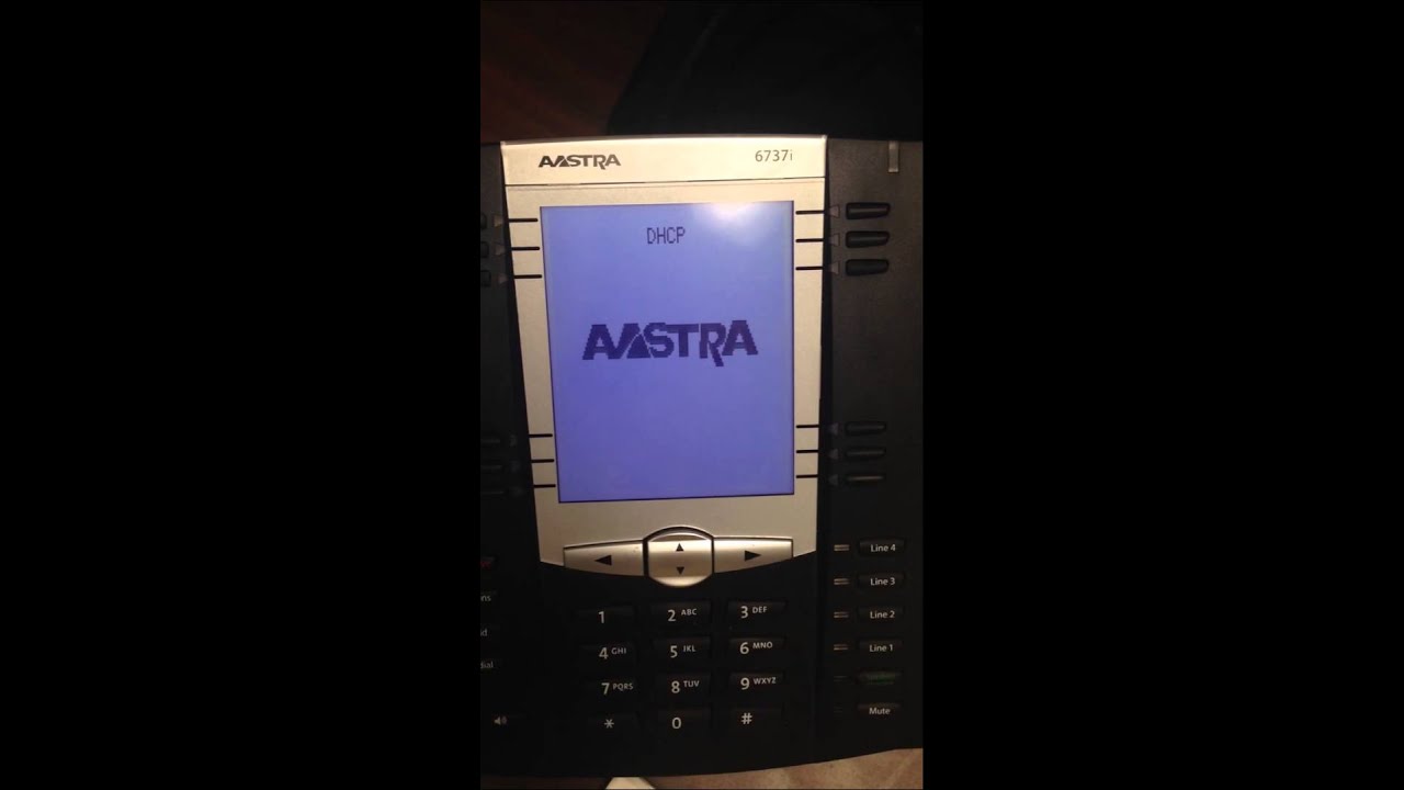 Aastra 6737i reboot