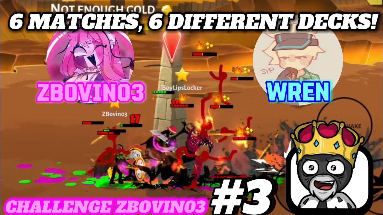 Challenge ZBovin03! Vs @Wren_Da_Bird Stick War 3 Multiplayer 🥶