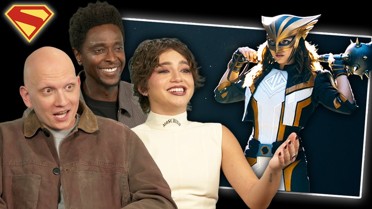 Superman Cast Talk Suits & Bringing Hope to Fans | Isabela Merced, Edi Gathegi & Anthony Carrigan