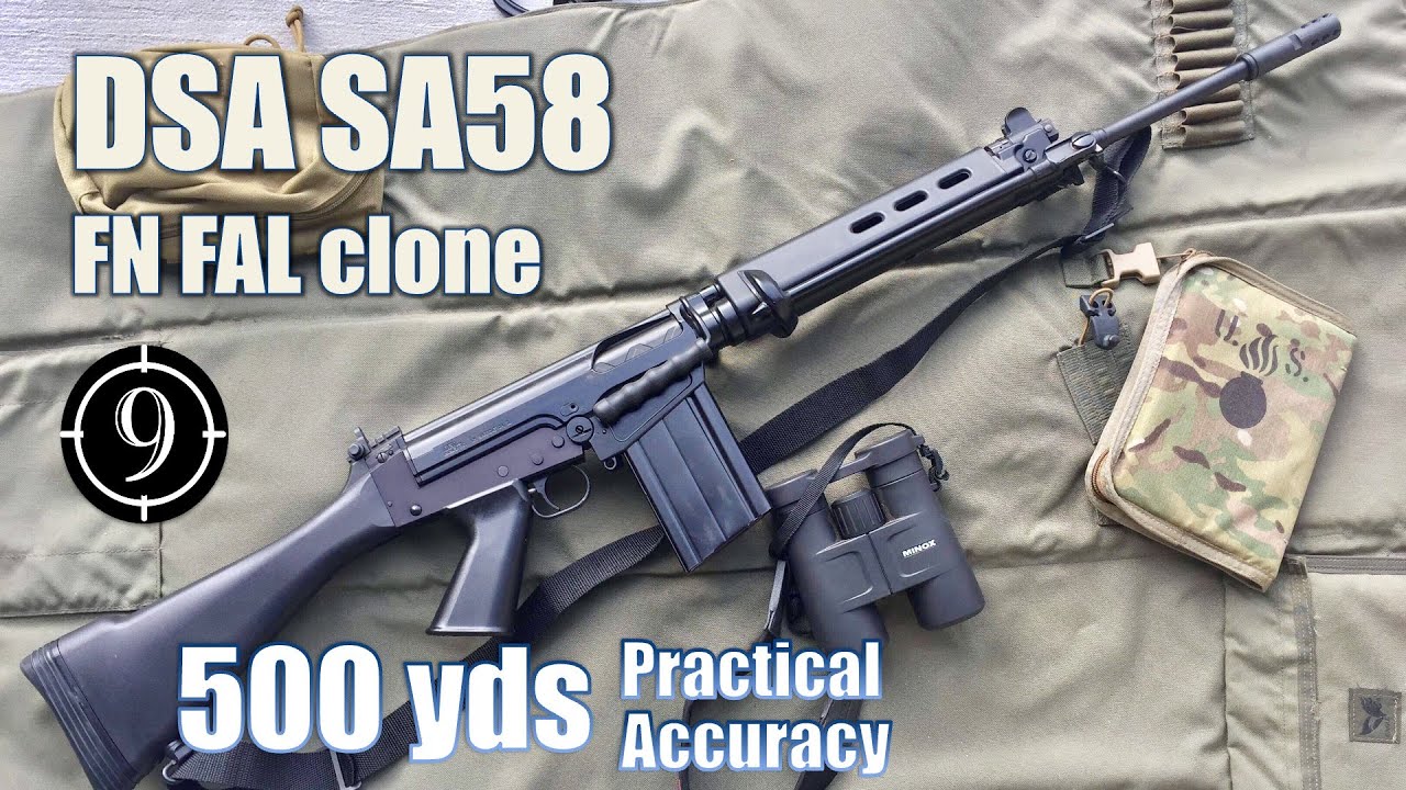 DSA SA58 (FN FAL) до 500 ярдов: практическая точность