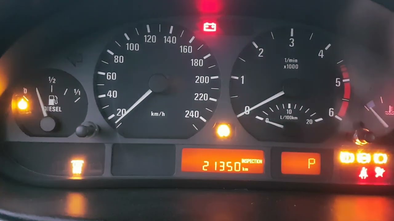 BMW E46 320D 2002 150 hp Cold start -10 C
