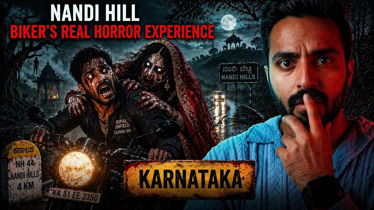Nandi Hills Bike Rider Horror Incident : Karnataka Real Horror Incident  #hindihorrorstory