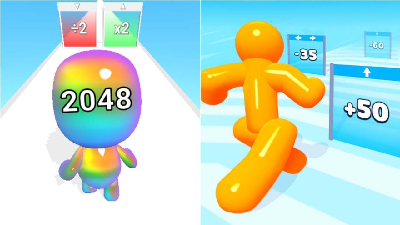 Looking good 🔥🏆 Tall man run vs Man run 2048 Android ios gameplay adventure series 84🔥🔥