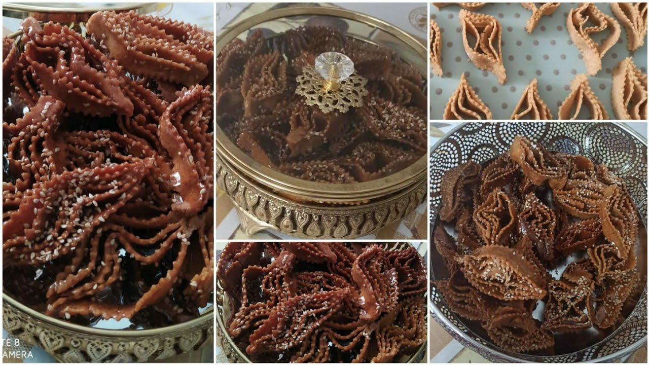 chebakia sans glutenشباكية بدون غلوتين