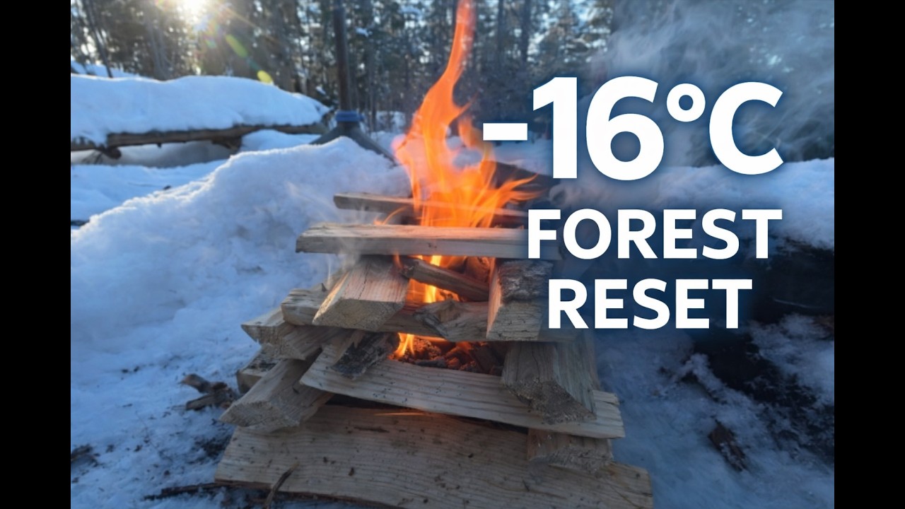 –16°C Forest Reset | Fire + Simple Lunch