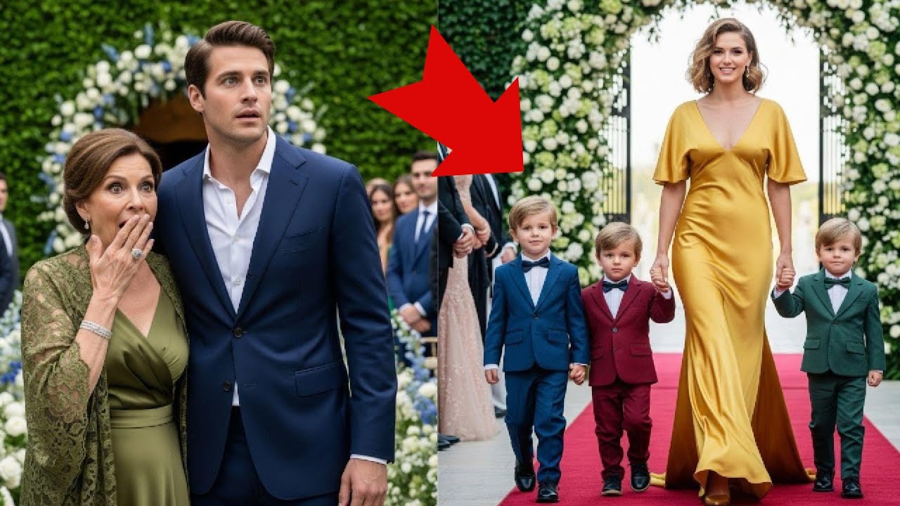 THE FAMILY INVITED THE EX-WIFE  HUMILIATE HER  BUT SHE ARRIVED WITH TRIPLETS AND RUINED THE WEDDING