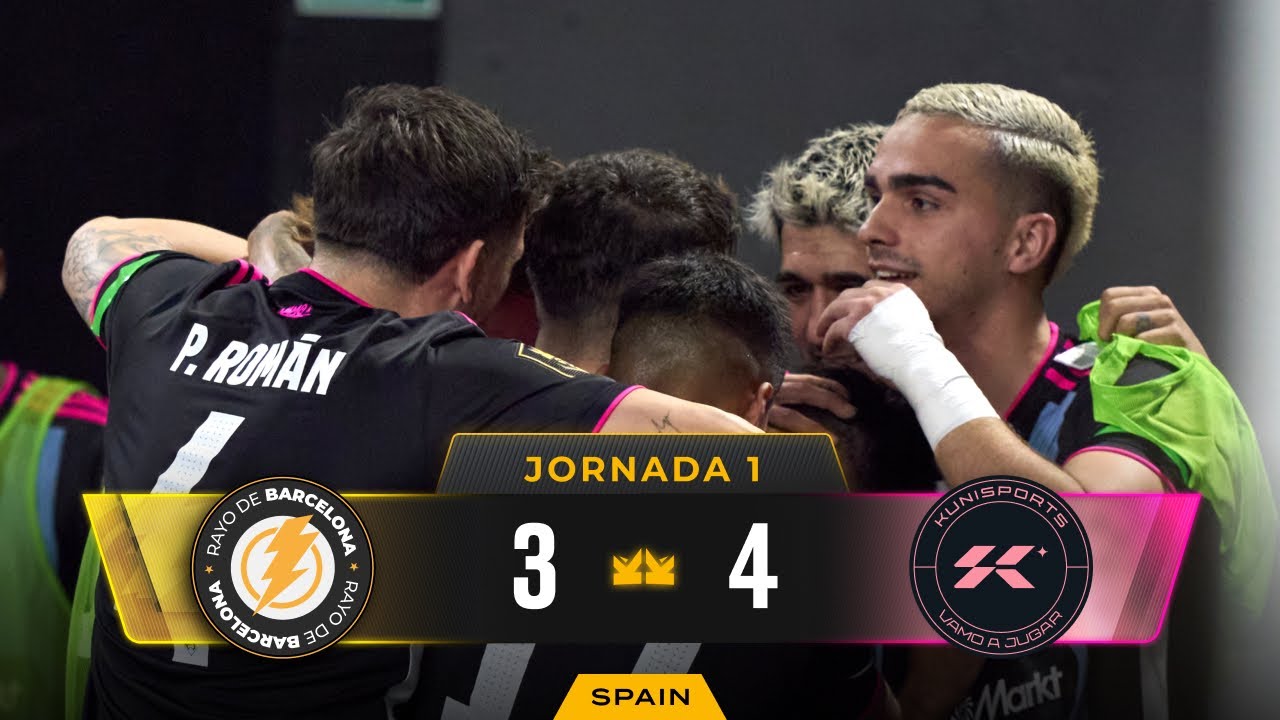 Rayo de Barcelona de SPURSITO VS Kunisports de KUN AGÜERO| Partido completo Jornada 1 (3-4)