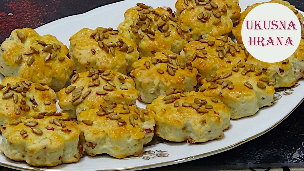 Pogačice sa slaninom – Scones with bacon