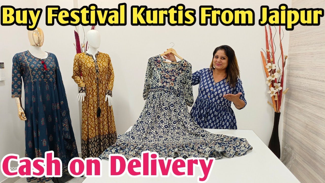 L.N Textile Festival Jaipur Cotton Kurti Manufacturer in Jaipur | Anarkali,Pant Plazo Kurtis|