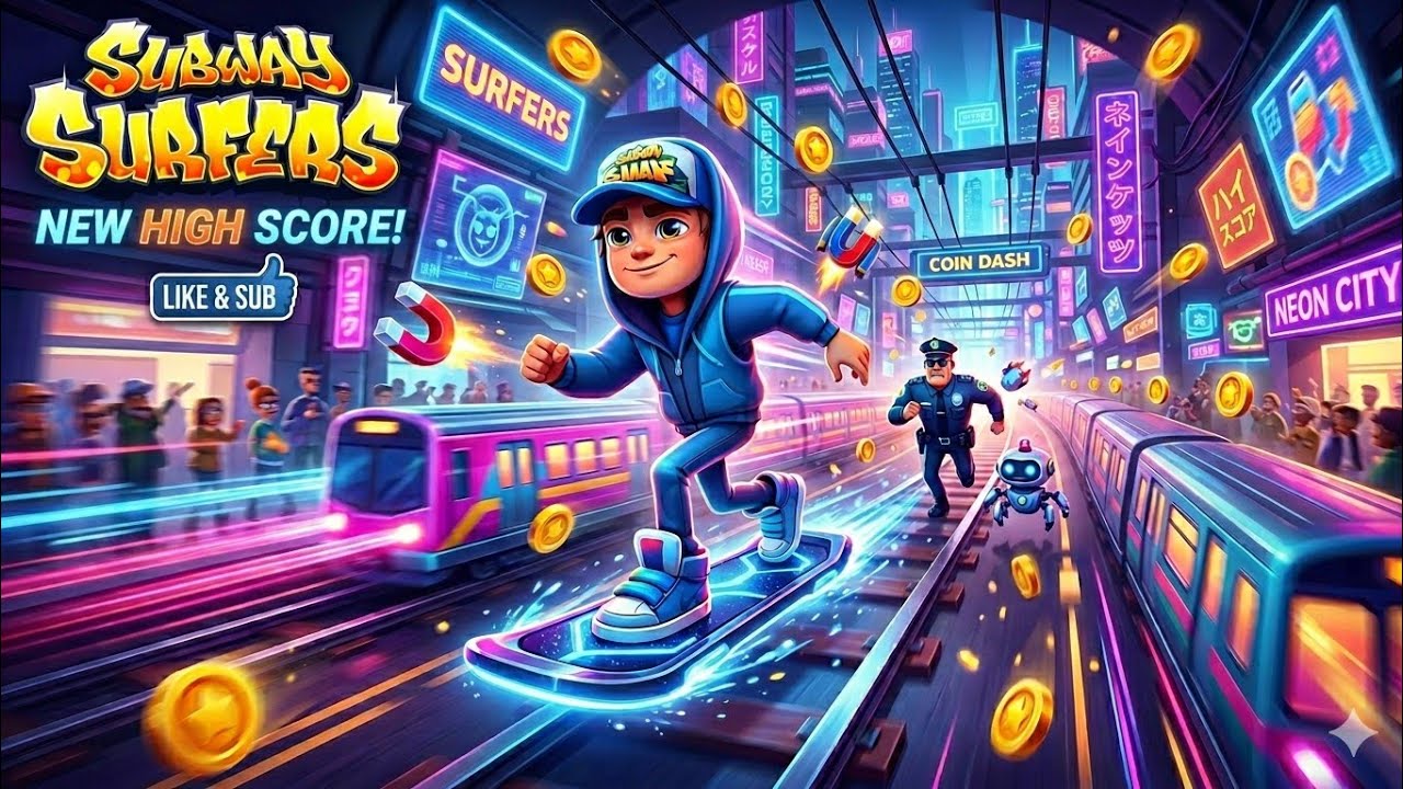 Subway Surfers City Gameplay | Can I Beat My High Score #shortsfeed #verticallive