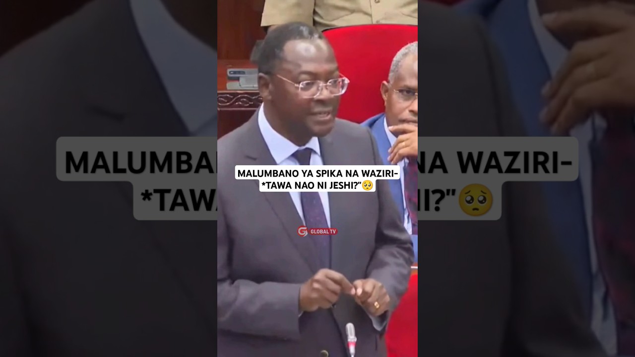 MALUMBANO YA SPIKA NA WAZIRI- *TAWA NAO NI JESHI?