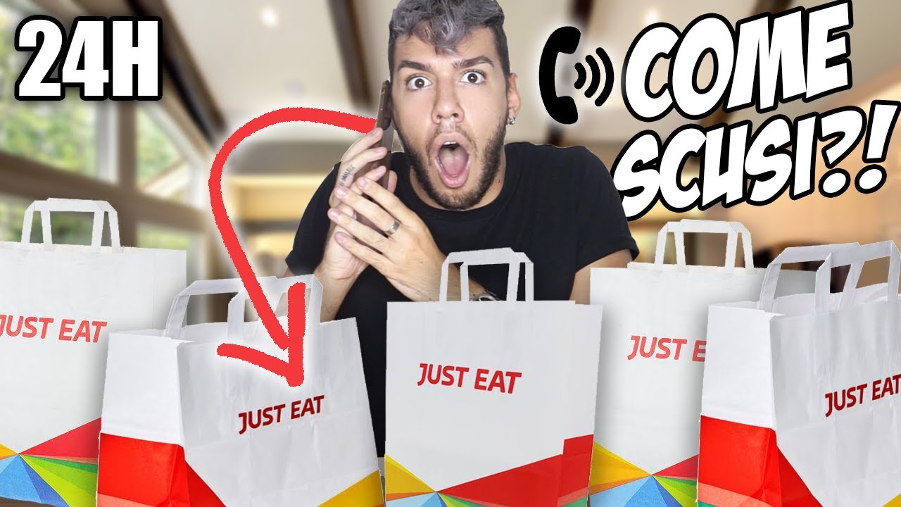 📞IL SERVIZIO CLIENTI DI JUST EAT DECIDE COSA MANGIO PE 24 ORE!!!