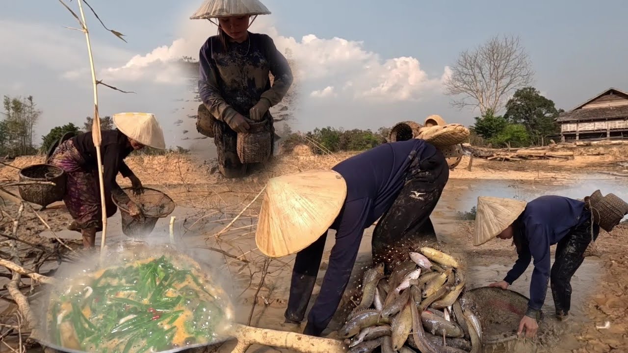 ຫາປາມາເຮັດກິນເຂົ້າແລງ//หาปลามาทำกับข้าวแลง