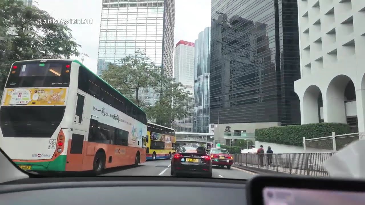 What It’s Like Driving a Tesla in Hong Kong,We Explored Hong Kong in a TESLA!⚡🇭🇰 Unreal Experience!