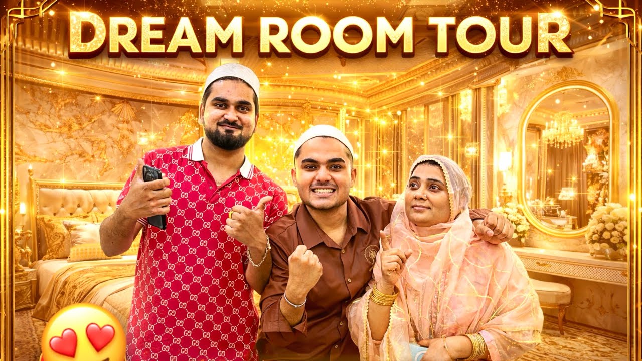 Mashallah 🤩my dream room tour🌹 bilkul luxury Se bhi jyada achcha 😍10th roza complete 🔥