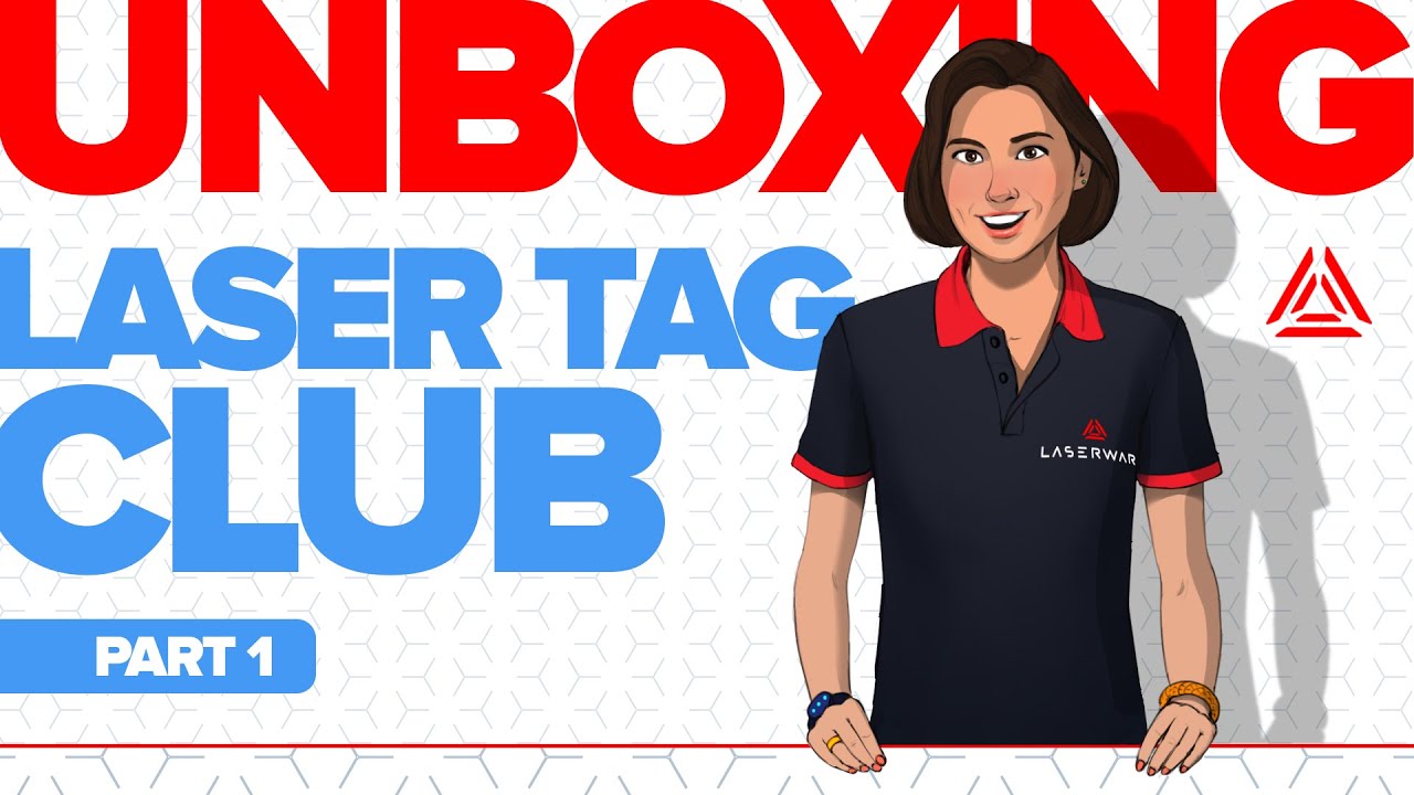 Unboxing laser tag equipment for club. Part 1