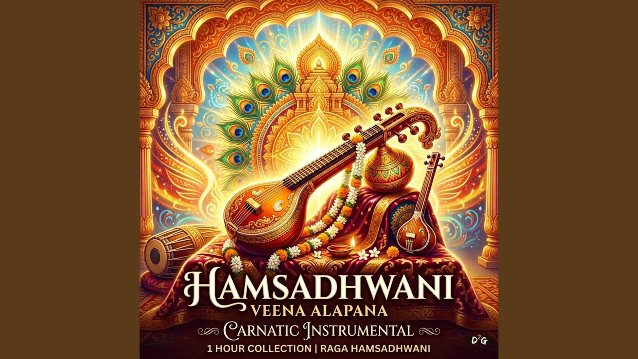 Divine Rhythms:1 Hour Raga Hamsadhwani | Solo Veena & Mridangam | Carnatic Instrumental