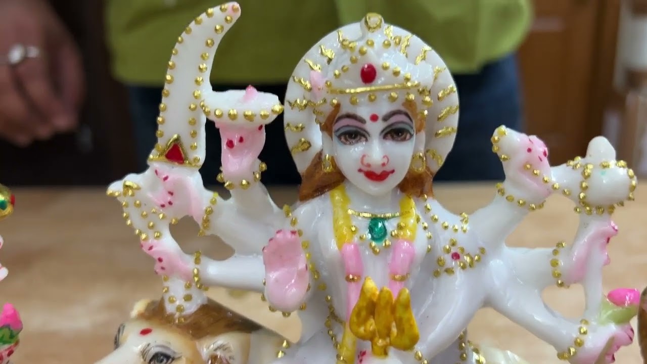 Wholesale & Retail Maa Durga God Idols Marble Brass Durga Navratri Puja दुर्गा मां मार्बल मूर्ति