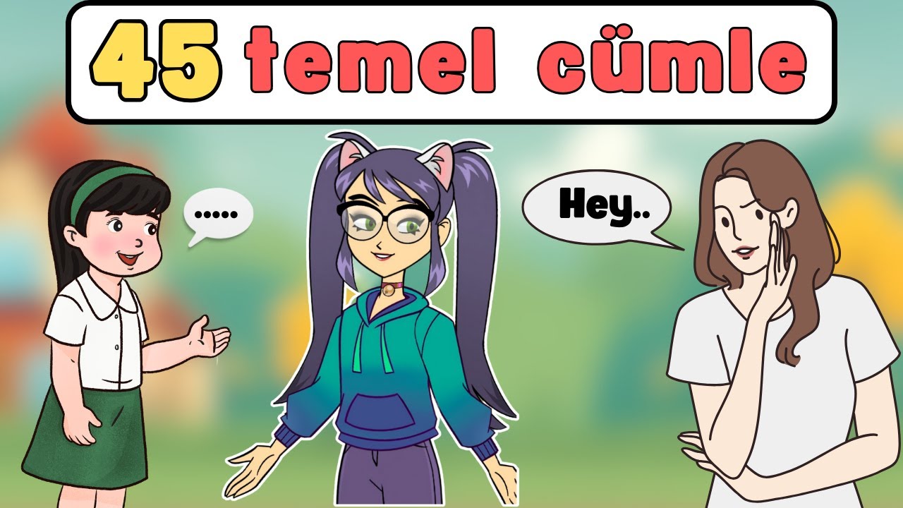 İngilizceyi Böyle Öğrenin | 45 Temel İngilizce Kelimeleri ve Cümleleri Öğren | @DilMelek