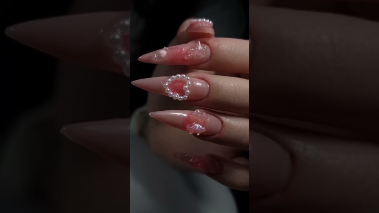 #koreannails #koreanstyle #crazy #crazynails #naildesign #маникюр    