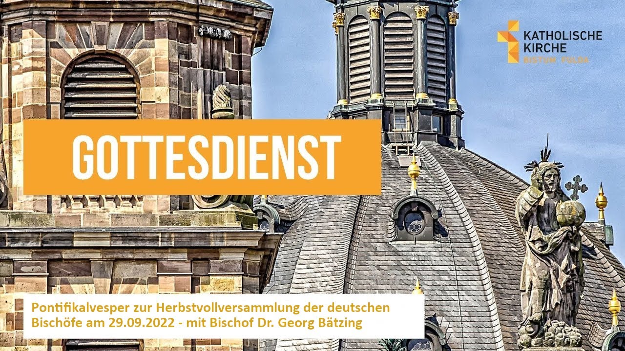 Pontifikalvesper zur Herbstvollversammlung der deutschen Bischöfe