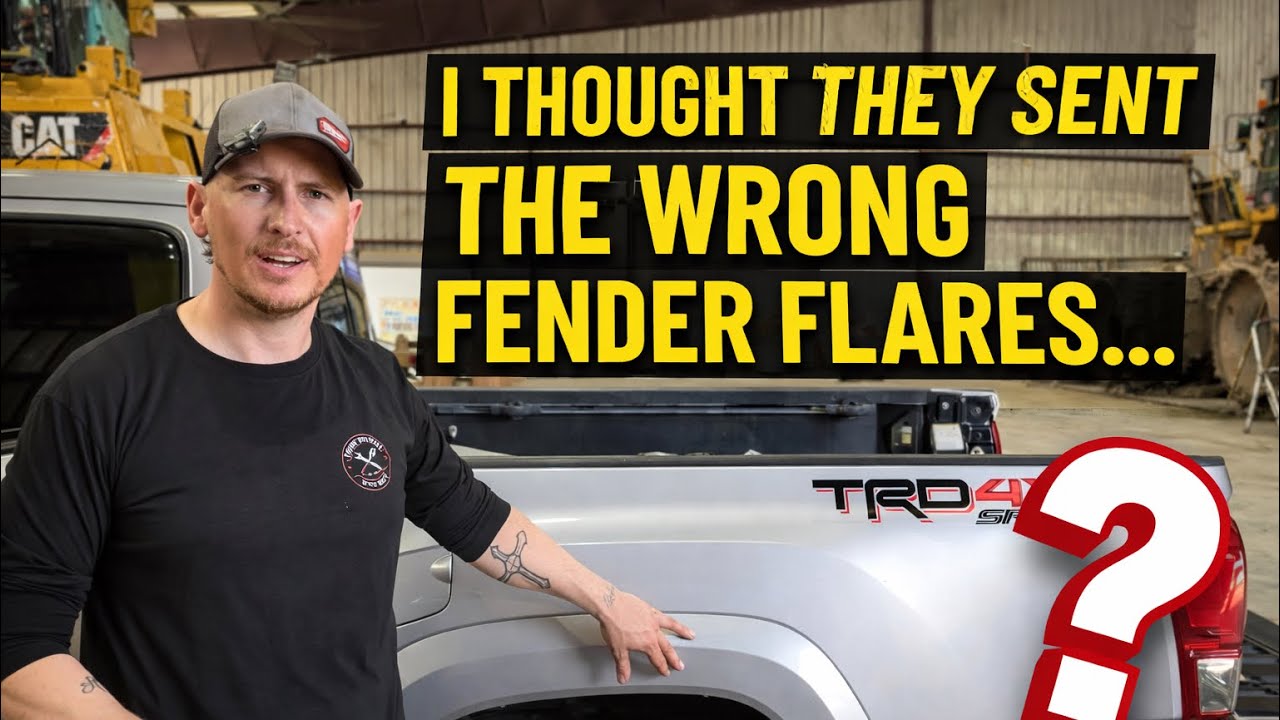 I Thought They Sent the Wrong Fender Flares…2017 Toyota Tacoma 