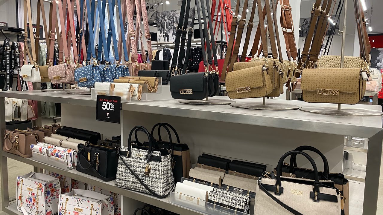 GUESS OUTLET ~SALE UP TO 50% OFF~BAG~WALLET ~CLOTHES ~SHOES #shopping