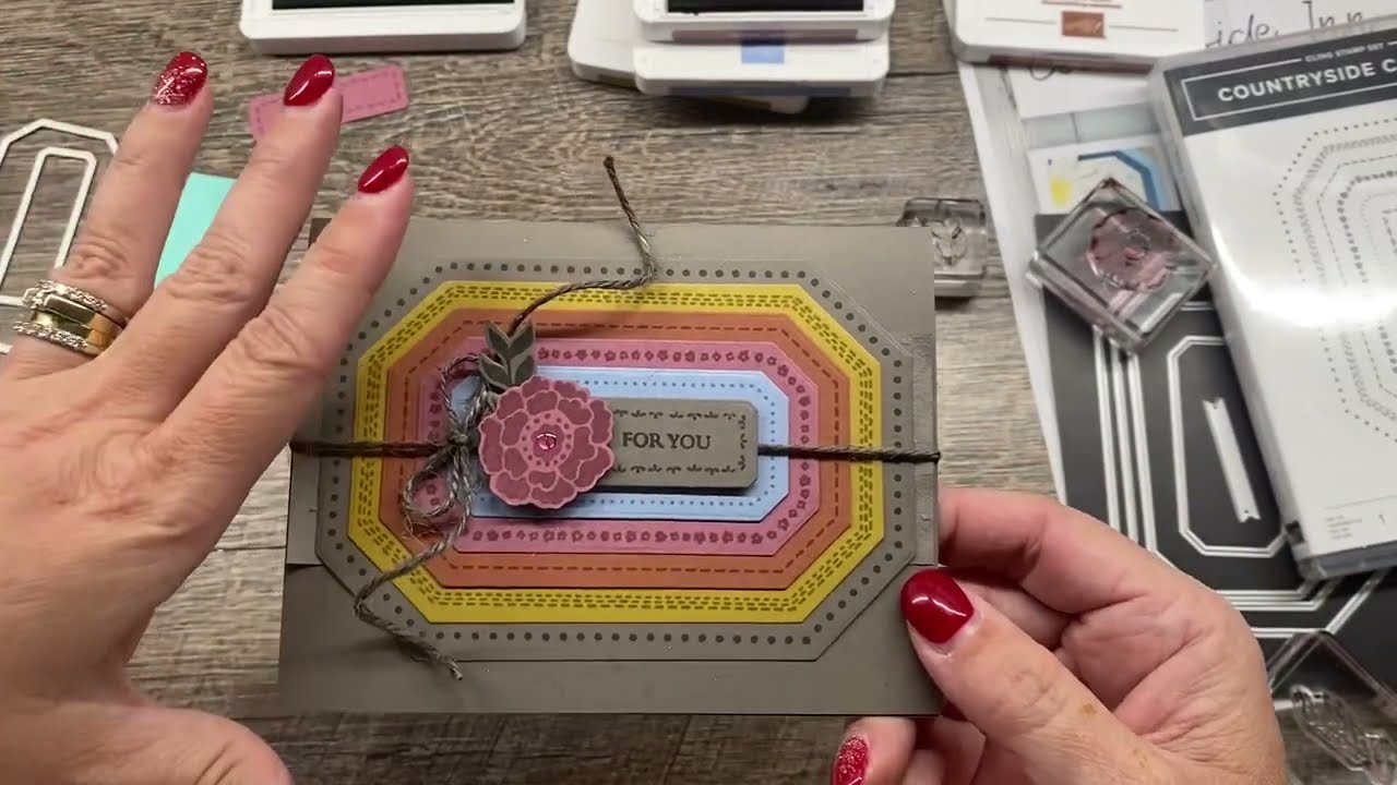 How to make a card with Stampin Up's 2023-2025 InColors