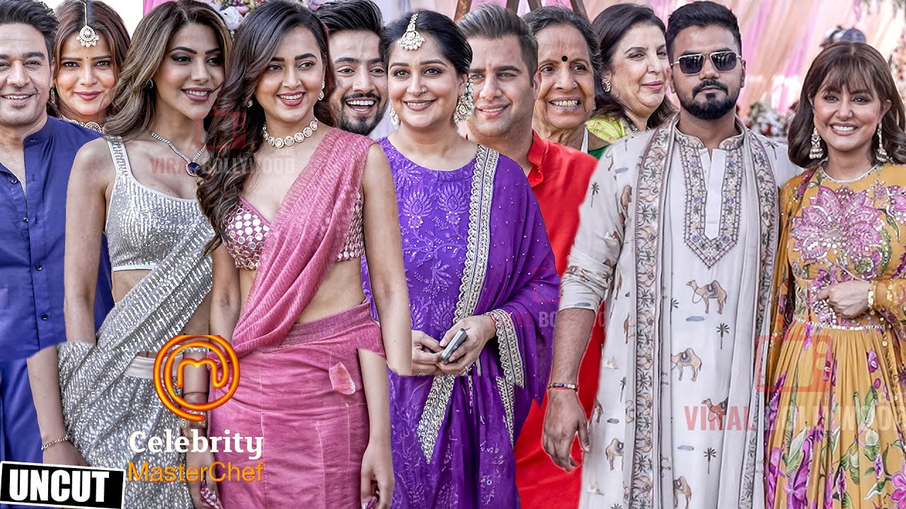 UNEDITED - Celebrity MasterChef | Shadi Special | Hina Khan, Rocky, Deepika, Mr Faisu, Tejasswi