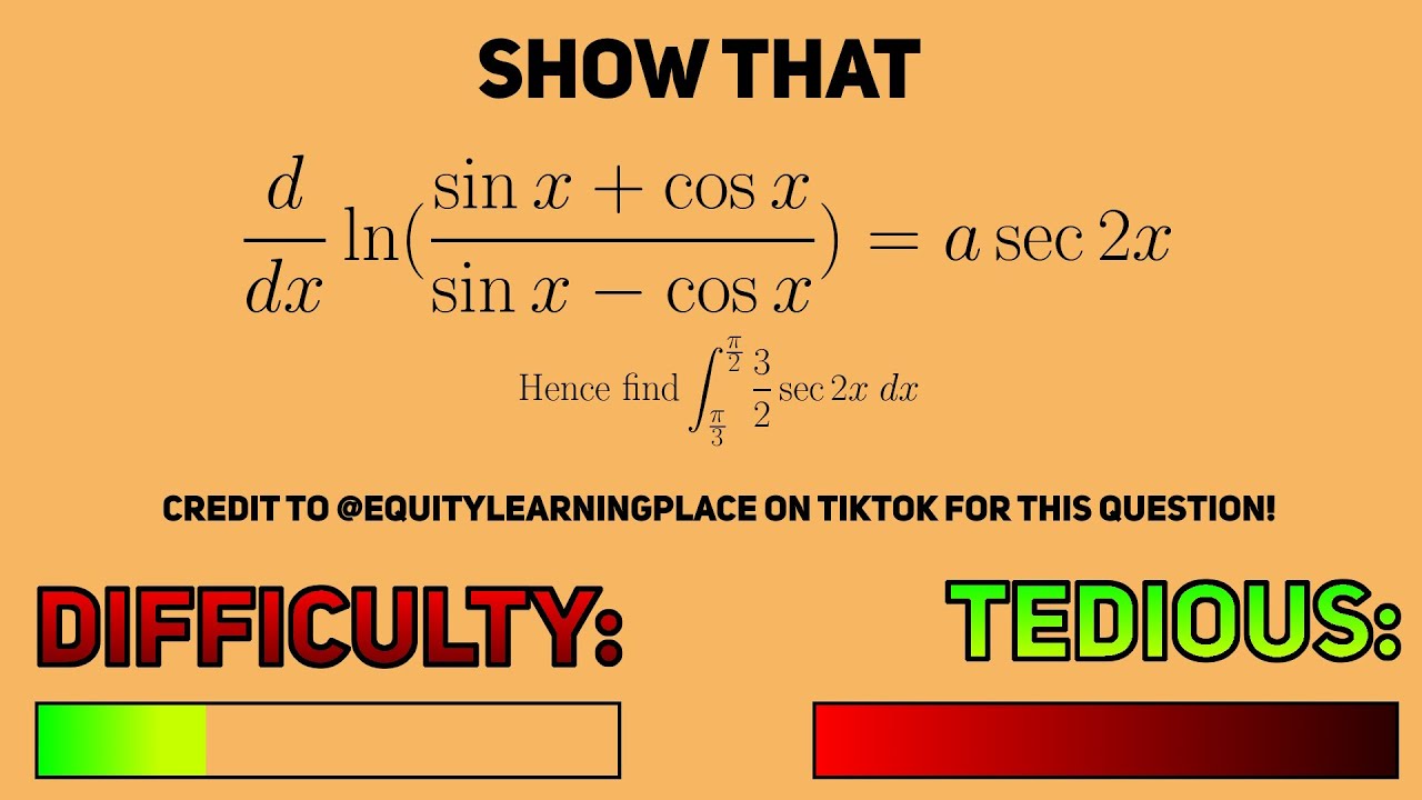 [A Math] The simplification is HARDER than the differentiation!