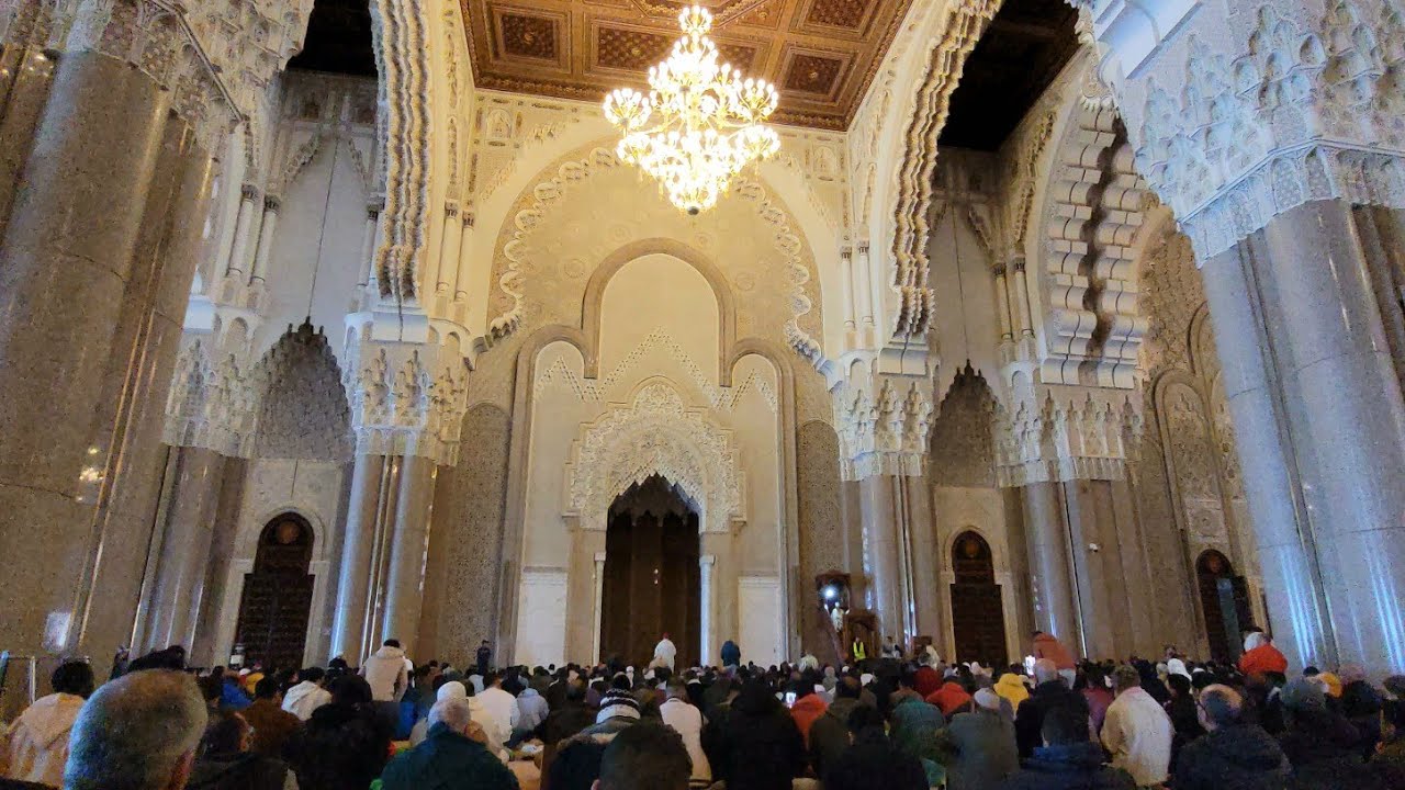 🇲🇦 Mâliki diyarı Fas'ta ilginç Cuma Sela & Ezan | Māliki Jumu'ah Adhān (Hassan II Camii, Casablanca)