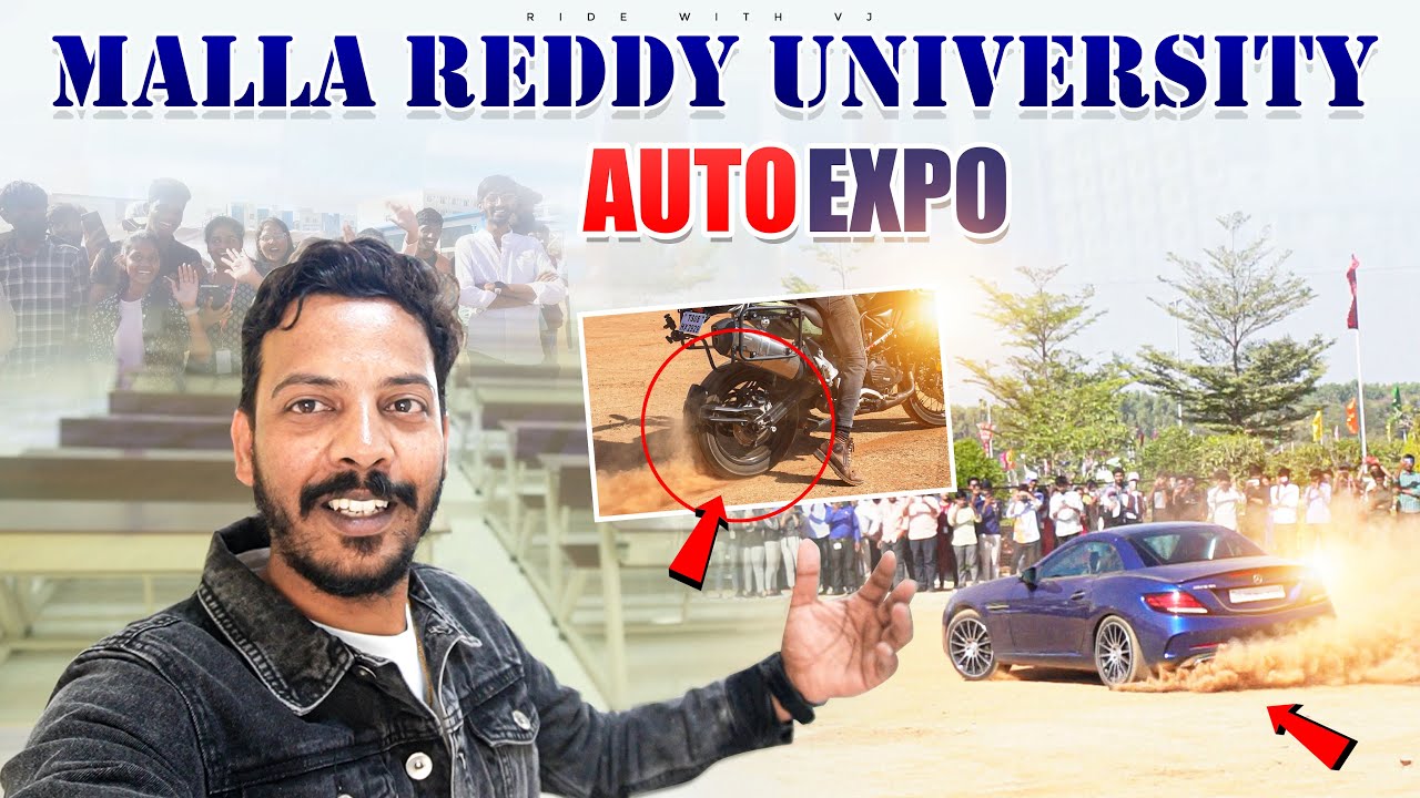 Going as chief guest to Malla Reddy University Auto Expo