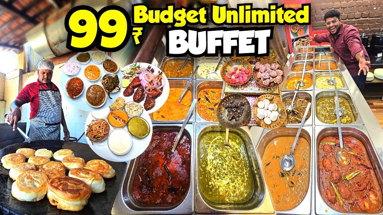 எல்லோருக்கும் நல்லாருக்கும் 99₹ Cheapest Kids BUFFET | Grand Karaikudi OMR | Tamil Food Review