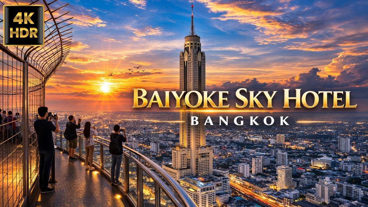 Amazing 360° Bangkok View from Baiyoke Tower