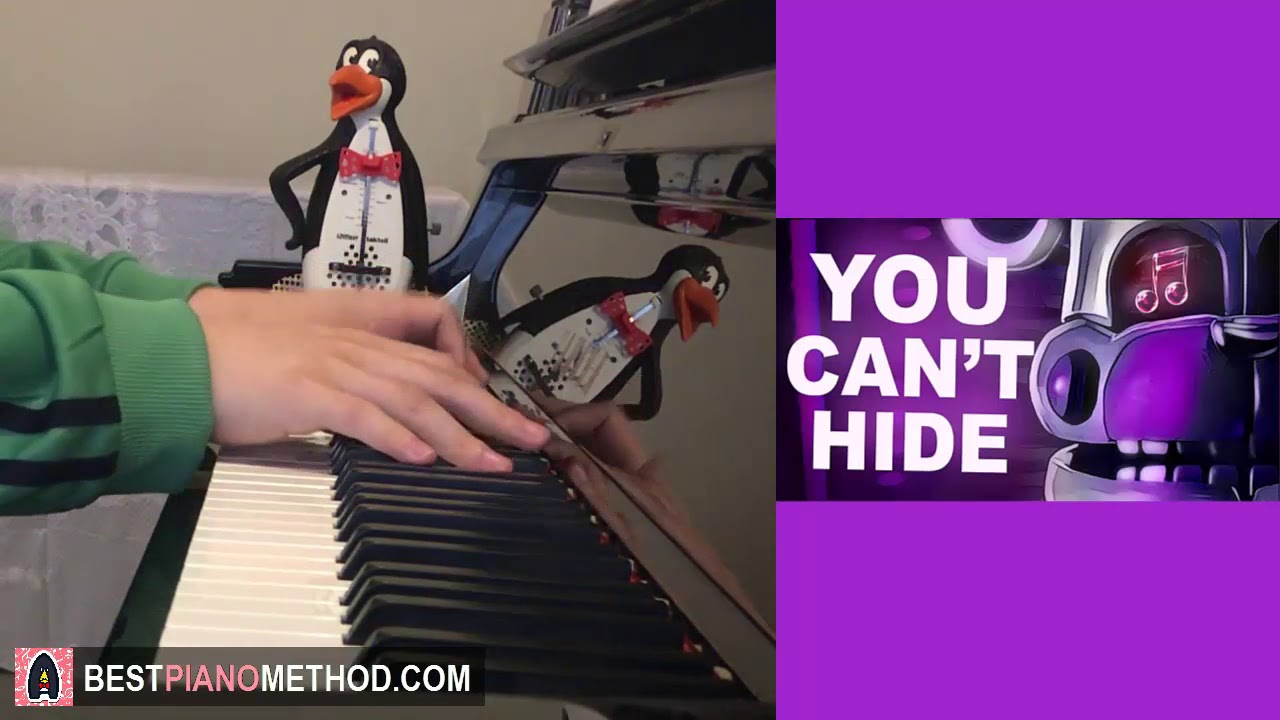 FNAF SISTER LOCATION SONG - "You Can't Hide" by CK9C (Piano Cover by Amosdoll)