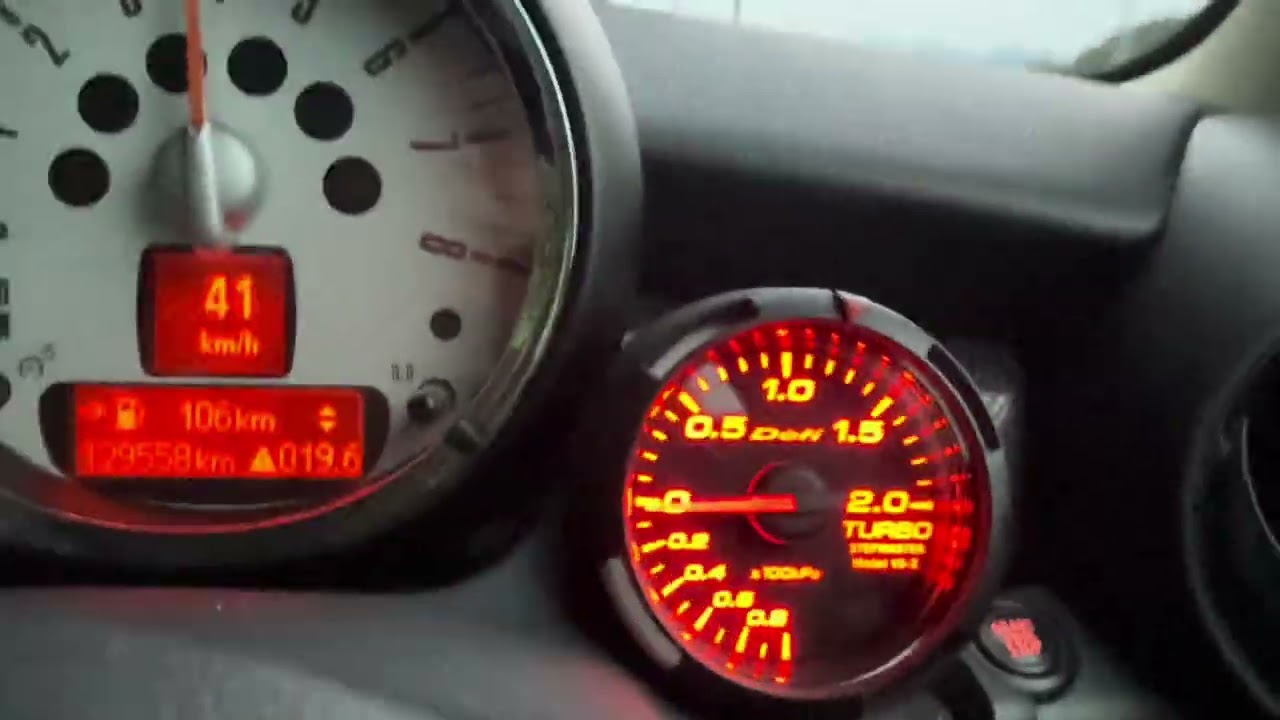 BMW ミニ　R56 クーパーS 後期モデル（SV16）にレースチップ アルティメイト（サブコン）を取り付けたらどれだけ体感でパワーアップするのか試してみた。