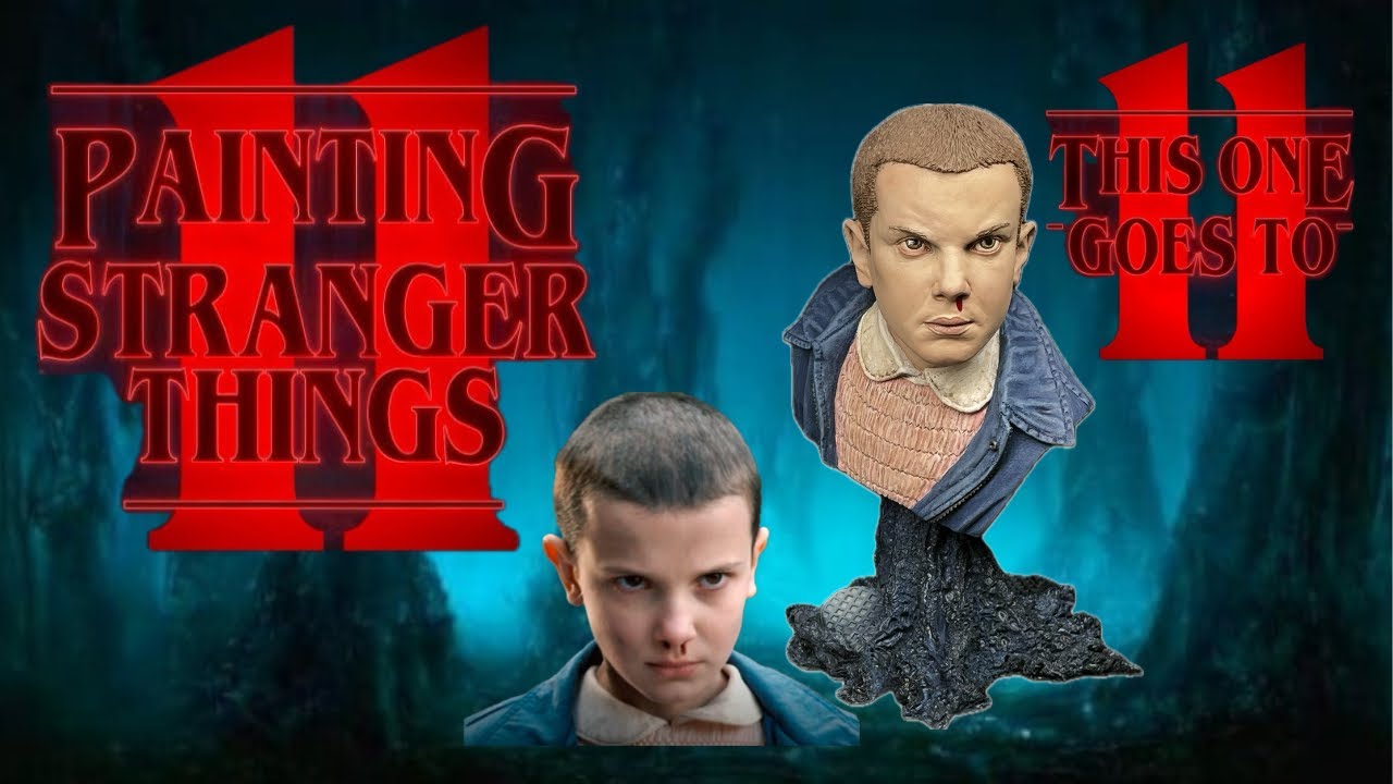 How to paint Eleven (Stranger Things) - GK Model Kit Painting