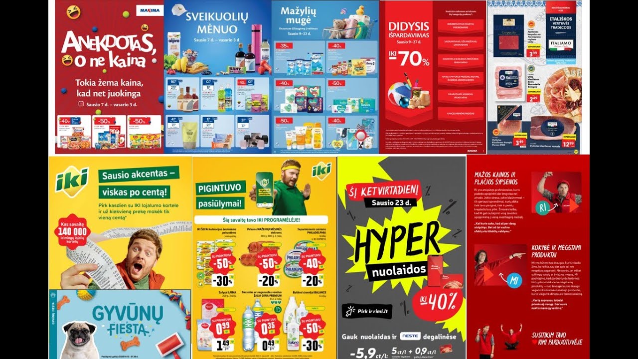🚨 Akcijų karai prasideda! Kas &scaron;ią savaitę siūlo geriausias kainas? 🚨