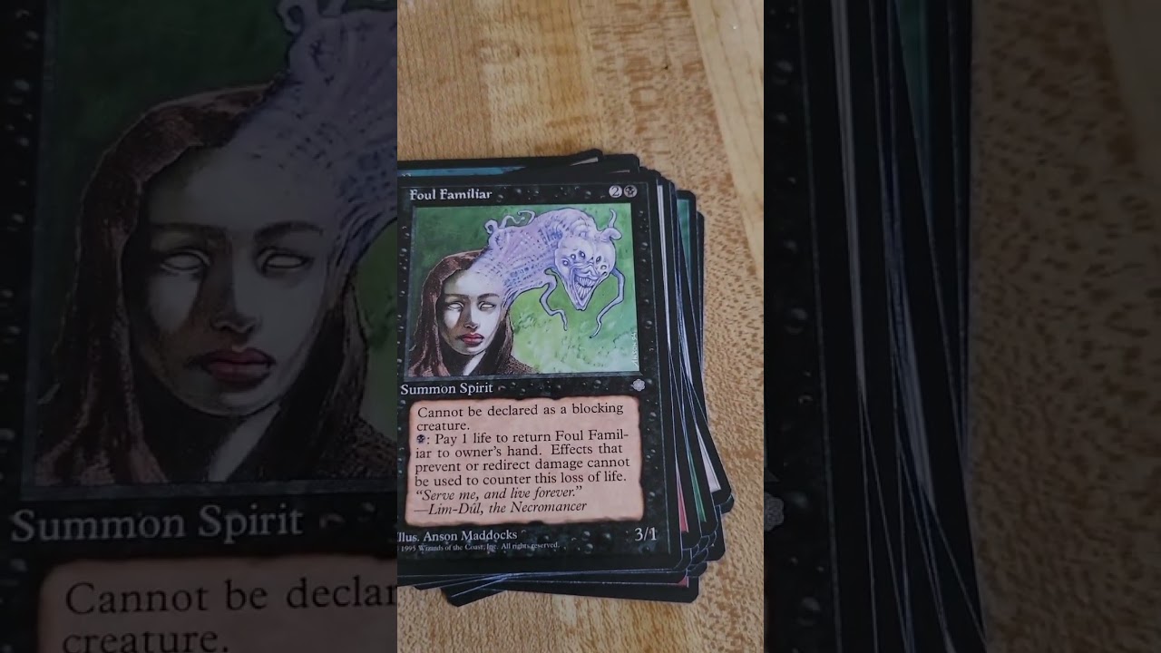 MTG Ice Age starter deck opening