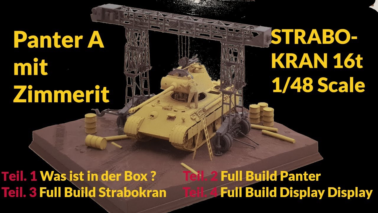 Teil 1. Projekt Vorstellung .Panther A mit Zimmeriet, Strabokran und Display Base.