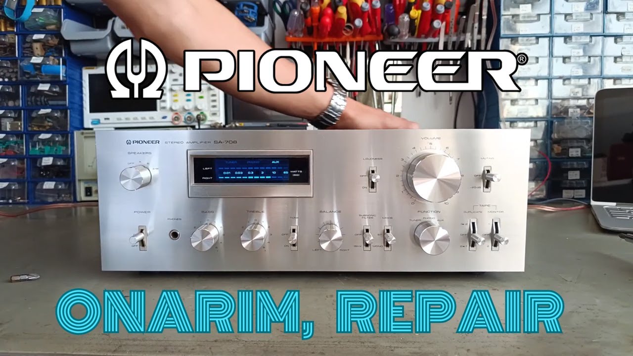 Pioneer SA-7800 Onarımı | Yanlış Yapılan Tamirler Düzeltiliyor.