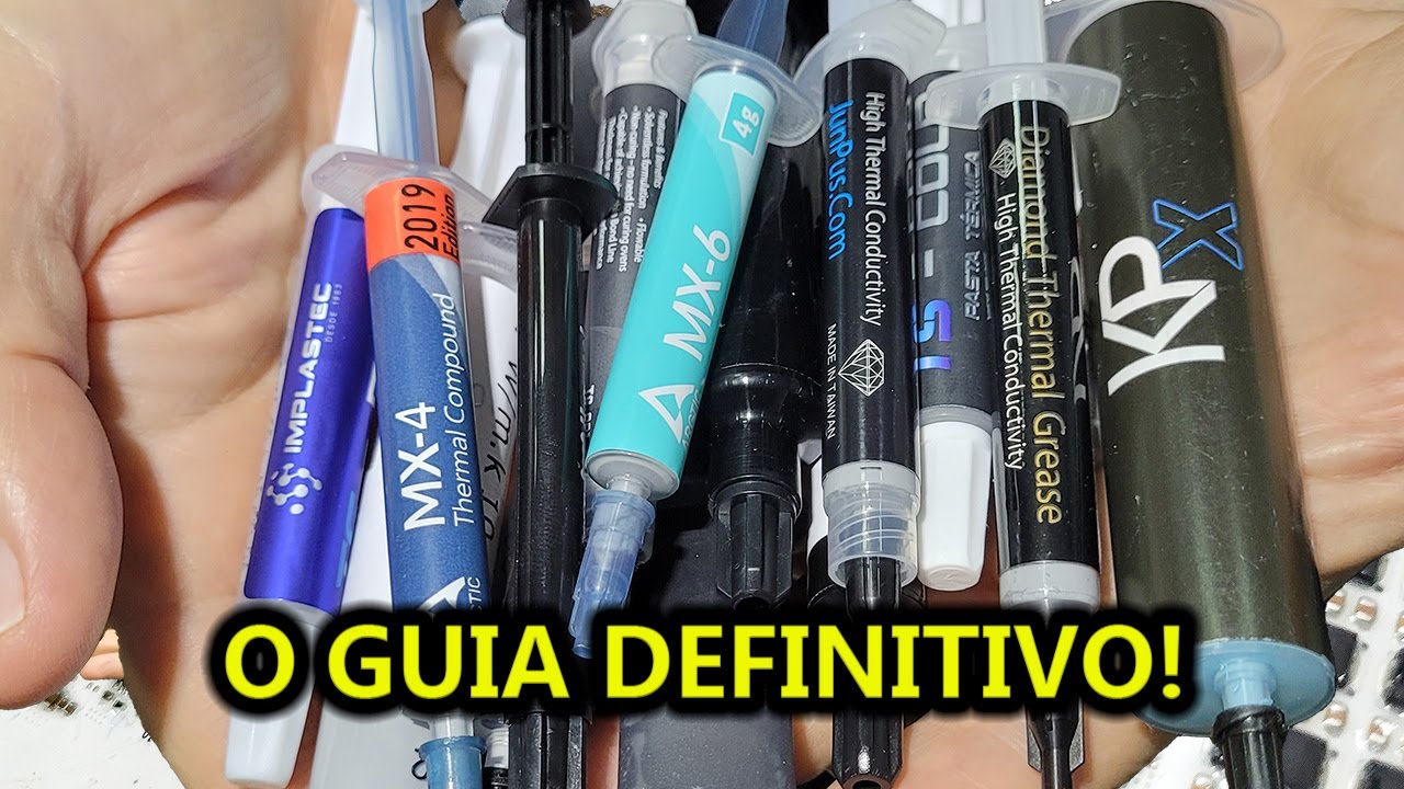 Testes comparativos de pastas térmicas do TecLab - Definitivo! #1