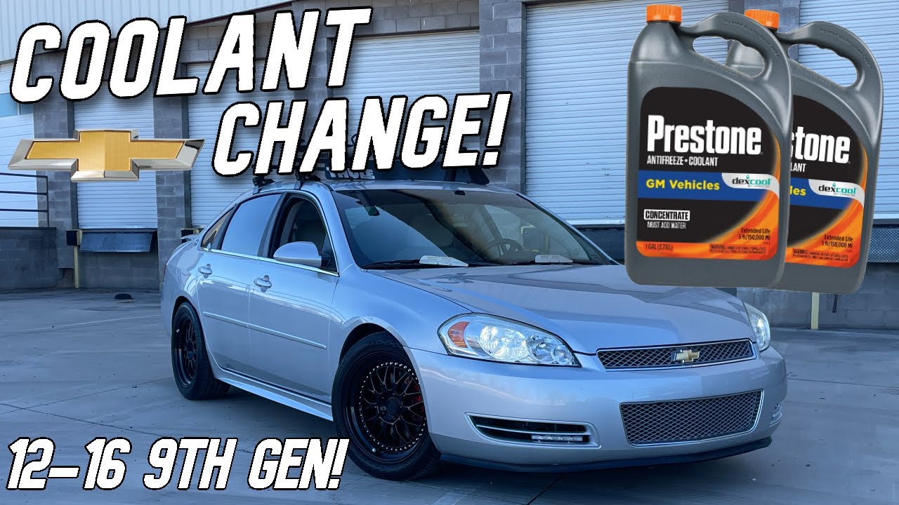 2012-2016 Chevy Impala Coolant Drain And Fill! (9th Gen) 3.6l lFX