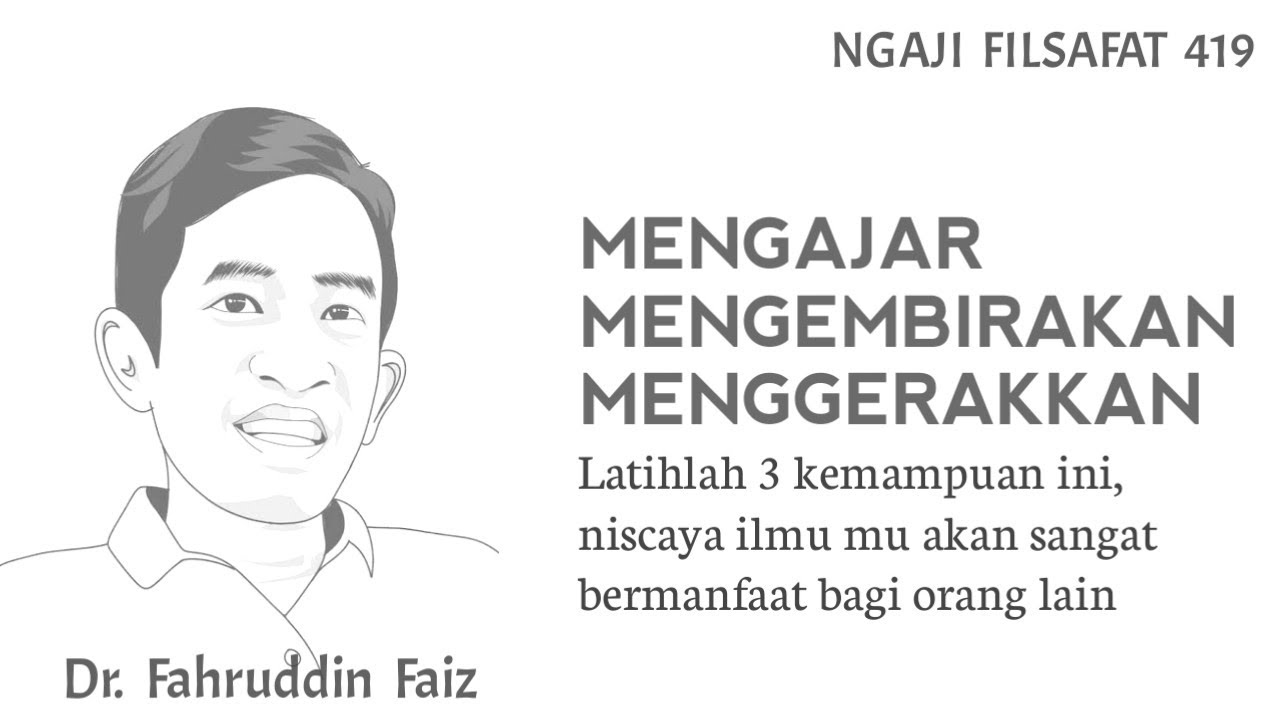 Mendamaikan Filsafat Dan Retorika | Ngaji Filsafat | Dr. Fahruddin Faiz