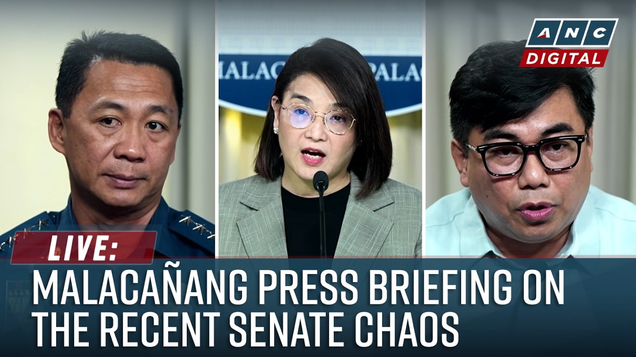 Malaca&ntilde;ang holds press briefing with NBI Director Melvin Matibag and PNP Chief Jose Nartatez Jr.
